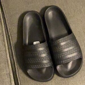 Black Slide Sandals
